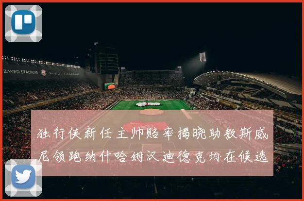 独行侠新任主帅赔率揭晓助教斯威尼领跑纳什哈姆汉迪德克均在候选之中
